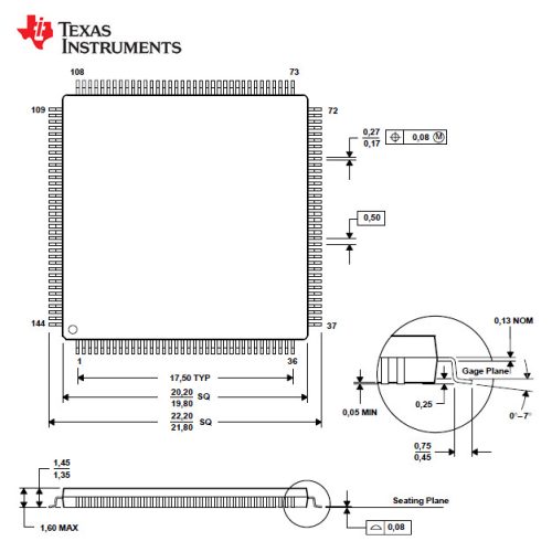 TMS320LF2407APGEA